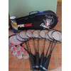Badminton Set (10 racquets, 6 shuttlecocks & 6 shuttleballs)